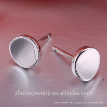 925 стерлингового серебра CZ отрезка регулируемые серебряные серьги модные ювелирные изделия